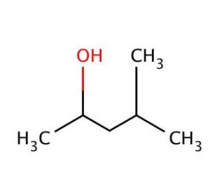 4-Methyl-2-pentanol (CAS 108-11-2) - chemical structure image