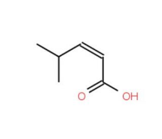 4-Methyl-2-pentenoic acid (CAS 10321-71-8) - chemical structure image