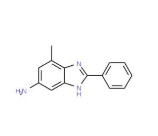 4-methyl-2-phenyl-1H-benzimidazol-6-amine - chemical structure image