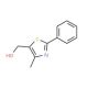 (4-Methyl-2-phenyl-thiazol-5-yl)-methanol (CAS 61291-91-6) - chemical structure image