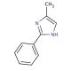 4-Methyl-2-phenylimidazole (CAS 827-43-0) - chemical structure image