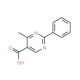 4-Methyl-2-phenylpyrimidine-5-carboxylic acid (CAS 103249-79-2) - chemical structure image