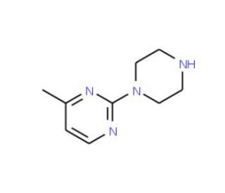 4-Methyl-2-piperazin-1-ylpyrimidine (CAS 59215-36-0) - chemical structure image