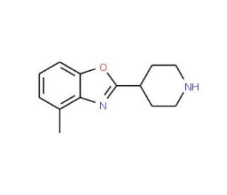 4-Methyl-2-piperidin-4-yl-1,3-benzoxazole - chemical structure image