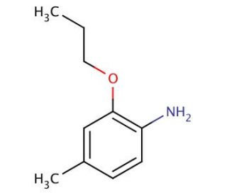 4-methyl-2-propoxyaniline (CAS 640767-75-5) - chemical structure image
