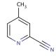 4-Methyl-2-pyridinecarbonitrile (CAS 1620-76-4) - chemical structure image