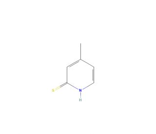 4-Methyl-2-pyridinethiol - chemical structure image