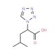 4-Methyl-2-tetrazol-1-yl-pentanoic acid - chemical structure image