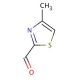 4-Methyl-2-thiazolecarboxaldehyde (CAS 13750-68-0) - chemical structure image