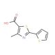4-methyl-2-thien-2-yl-1,3-thiazole-5-carboxylic acid (CAS 209540-08-9) - chemical structure image