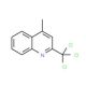 4-Methyl-2-trichloromethylquinoline (CAS 203626-79-3) - chemical structure image