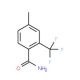 4-Methyl-2-(trifluoromethyl)benzamide - chemical structure image