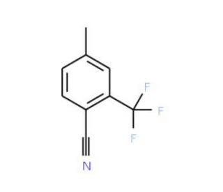 4-Methyl-2-(trifluoromethyl)benzonitrile (CAS 261952-05-0) - chemical structure image
