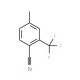 4-Methyl-2-(trifluoromethyl)benzonitrile (CAS 261952-05-0) - chemical structure image