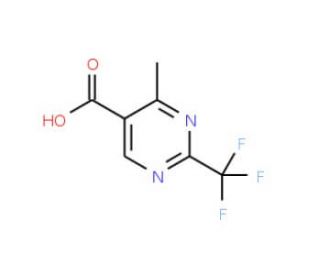 4-Methyl-2-(trifluoromethyl)pyrimidine-5-carboxylic acid (CAS 306960-74-7) - chemical structure image