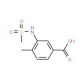 4-methyl-3-[(methylsulfonyl)amino]benzoic acid (CAS 450368-33-9) - chemical structure image