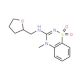 4-Methyl-3-[(tetrahydrofuran-2-ylmethyl)amino]-4H-1,2,4-benzothiadiazin-1,1-dioxide - chemical structure image