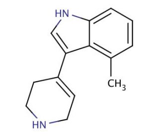 4-methyl-3-(1,2,3,6-tetrahydropyridin-4-yl)-1H-indole - chemical structure image