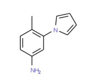 4-Methyl-3-(1H-pyrrol-1-yl)aniline - chemical structure image