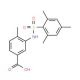 4-Methyl-3-(2,4,6-trimethyl-benzenesulfonylamino)-benzoic acid - chemical structure image