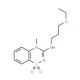 4-Methyl-3-(3-ethoxypropylamino)-4H-1,2,4-benzothiadiazin-1,1-dioxide - chemical structure image