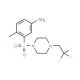 4-methyl-3-{[4-(2,2,2-trifluoroethyl)piperazin-1-yl]sulfonyl}aniline - chemical structure image