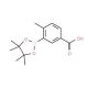 4-Methyl-3-(4,4,5,5-tetramethyl-1,3,2-dioxaborolan-2-yl)benzoic acid (CAS 515131-35-8) - chemical structure image