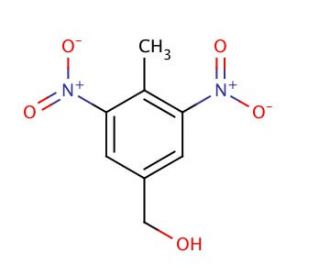 4-Methyl-3,5-dinitrobenzyl alcohol (CAS 171809-20-4) - chemical structure image