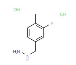 (4-Methyl-3-fluorobenzyl)hydrazine dihydrochloride - chemical structure image
