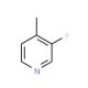 4-Methyl-3-fluoropyridine (CAS 399-88-2) - chemical structure image