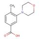 4-Methyl-3-morpholin-4-yl-benzoic acid - chemical structure image