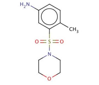 4-Methyl-3-(morpholine-4-sulfonyl)-phenylamine - chemical structure image
