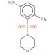 4-Methyl-3-(morpholine-4-sulfonyl)-phenylamine - chemical structure image