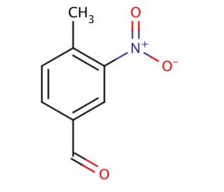 4-Methyl-3-nitrobenzaldehyde (CAS 31680-07-6) - chemical structure image