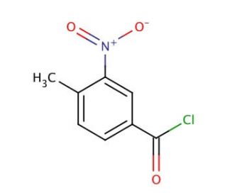 4-Methyl-3-nitrobenzoyl chloride (CAS 10397-30-5) - chemical structure image