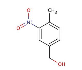 4-Methyl-3-nitrobenzyl alcohol (CAS 40870-59-5) - chemical structure image