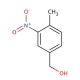 4-Methyl-3-nitrobenzyl alcohol (CAS 40870-59-5) - chemical structure image