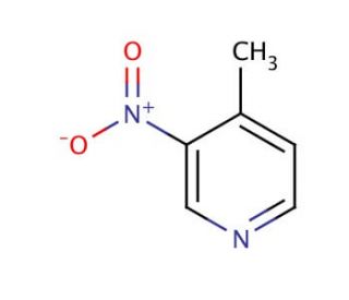 4-Methyl-3-nitropyridine (CAS 5832-44-0) - chemical structure image