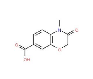 4-Methyl-3-oxo-3,4-dihydro-2H-1,4-benzoxazine-7-carboxylic acid - chemical structure image
