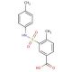 4-Methyl-3-p-tolylsulfamoyl-benzoic acid - chemical structure image
