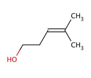 4-Methyl-3-penten-1-ol (CAS 763-89-3) - chemical structure image