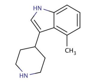 4-methyl-3-piperidin-4-yl-1H-indole - chemical structure image