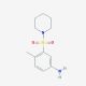 4-Methyl-3-(piperidine-1-sulfonyl)-phenylamine - chemical structure image