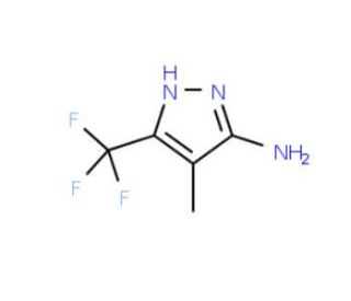 4-methyl-3-(trifluoromethyl)-1H-pyrazol-5-amine - chemical structure image