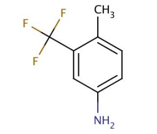 4-Methyl-3-(trifluoromethyl)aniline (CAS 65934-74-9) - chemical structure image