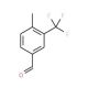 4-Methyl-3-(trifluoromethyl)benzaldehyde (CAS 93249-45-7) - chemical structure image