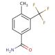 4-Methyl-3-(trifluoromethyl)benzamide - chemical structure image