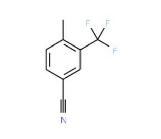 4-Methyl-3-(trifluoromethyl)benzonitrile (CAS 261952-06-1) - chemical structure image