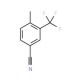 4-Methyl-3-(trifluoromethyl)benzonitrile (CAS 261952-06-1) - chemical structure image