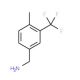 4-Methyl-3-(trifluoromethyl)benzylamine (CAS 771581-64-7) - chemical structure image